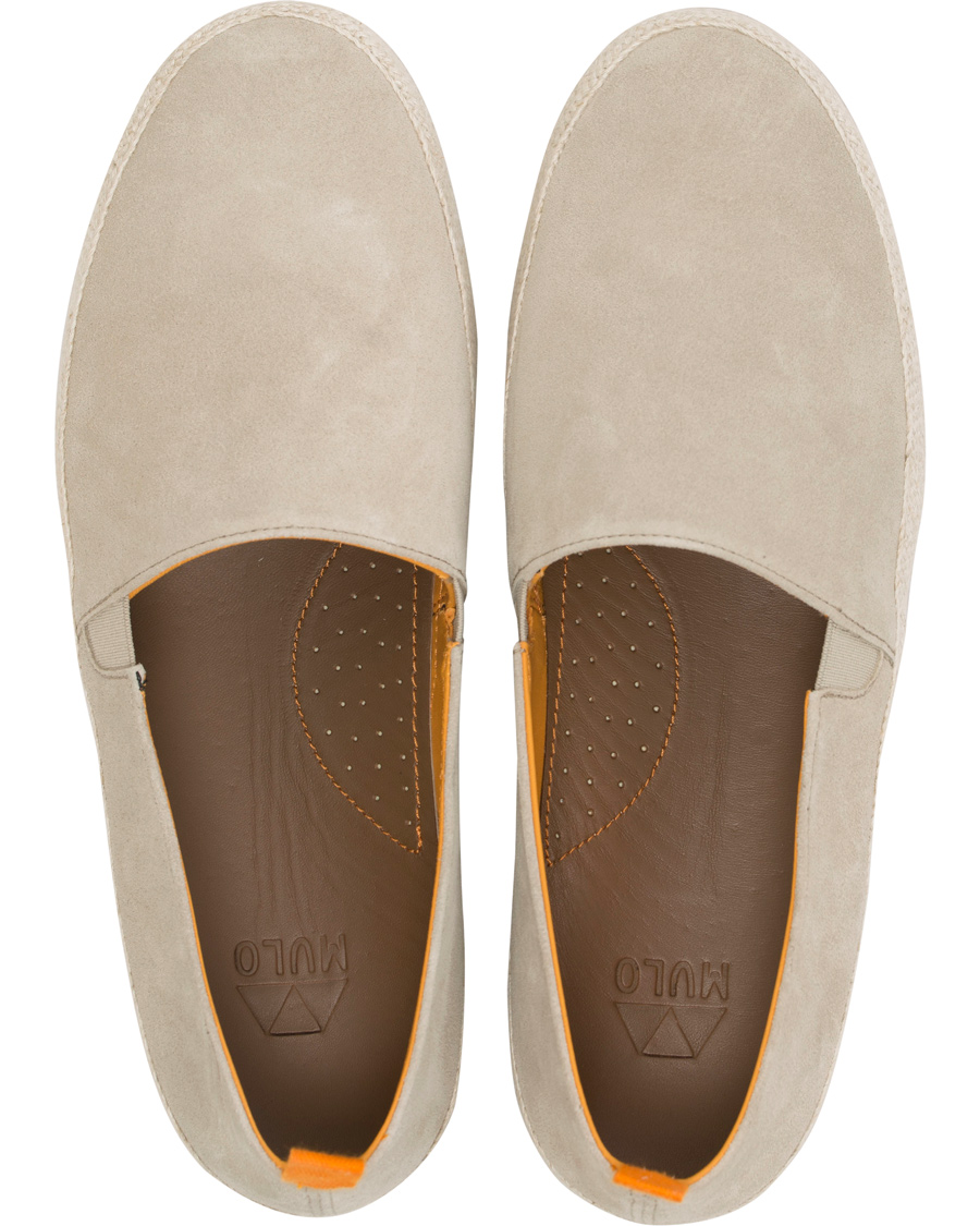Hombres | MULO Suede Espadrilles Natural | MULO | Suede Espadrilles Natural