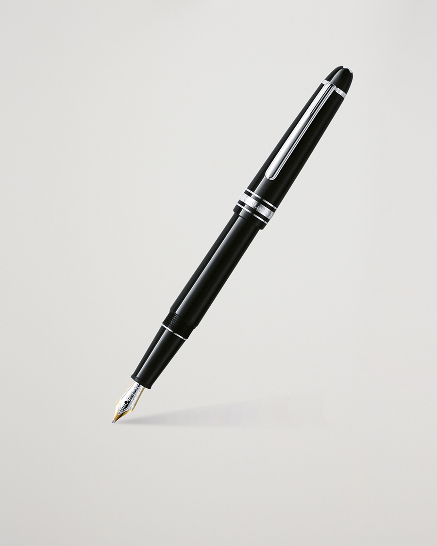Hombres | Bolígrafos | Montblanc | 145 Classique Meisterstück F Fountain Pen Platinum Line