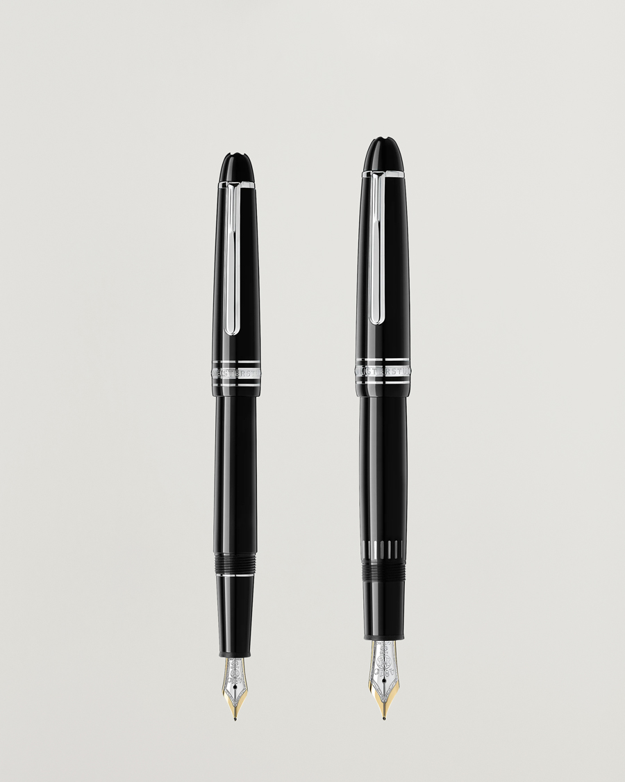 Hombres | Bolígrafos | Montblanc | 145 Classique Meisterstück F Fountain Pen Platinum Line