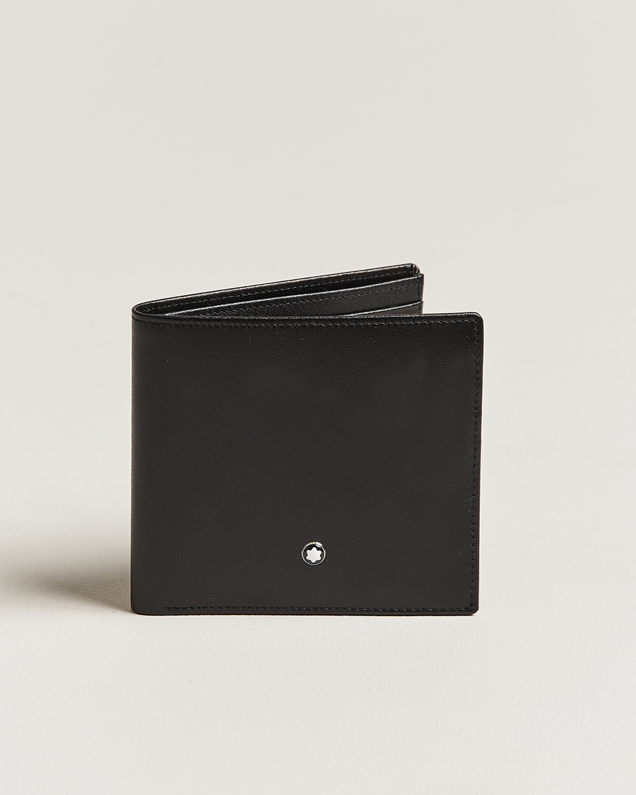Hombres | Montblanc Meisterstück Leather Wallet 8cc Black | Montblanc | Meisterstück Leather Wallet 8cc Black