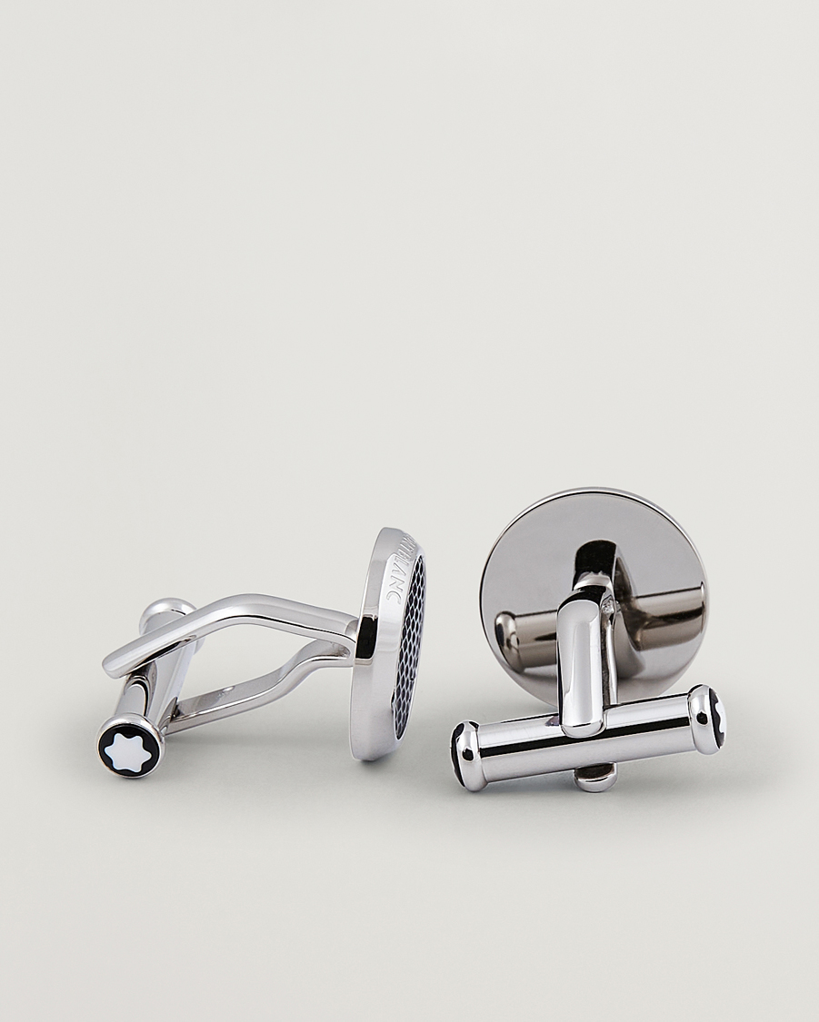 Hombres | Gemelos | Montblanc | Steel Meisterstück Cuff Links Blue