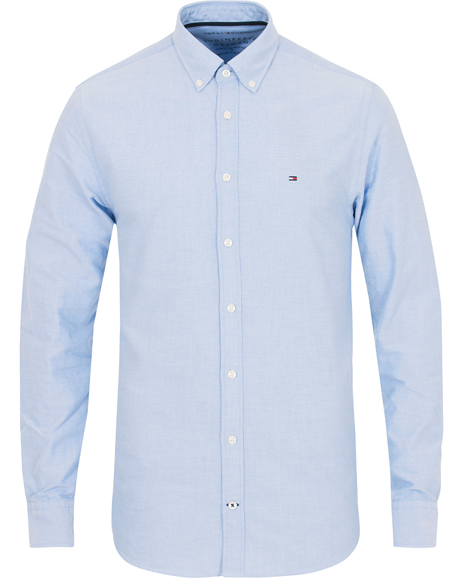 Hombres | Camisas | Tommy Hilfiger | New York Fit Engineered Oxford Shirt Blue