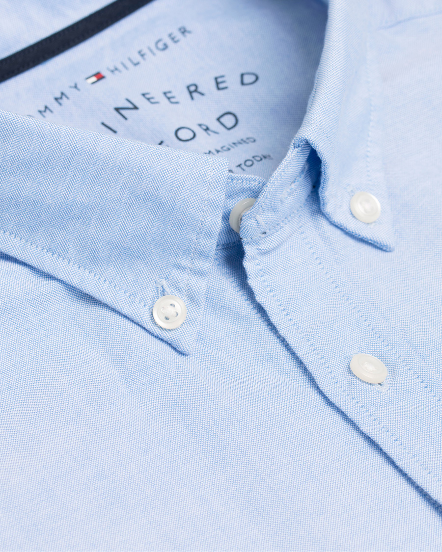 Hombres | Camisas | Tommy Hilfiger | New York Fit Engineered Oxford Shirt Blue