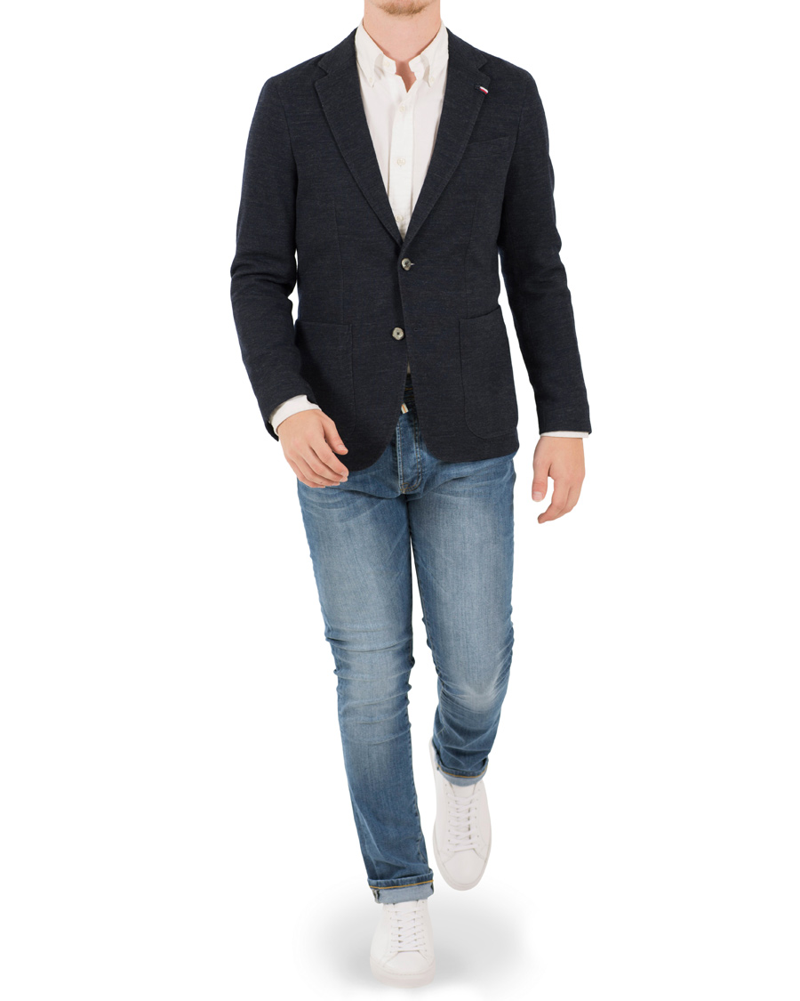 Hombres | Blazers | Tommy Hilfiger | Jersey Blazer Sky Captain