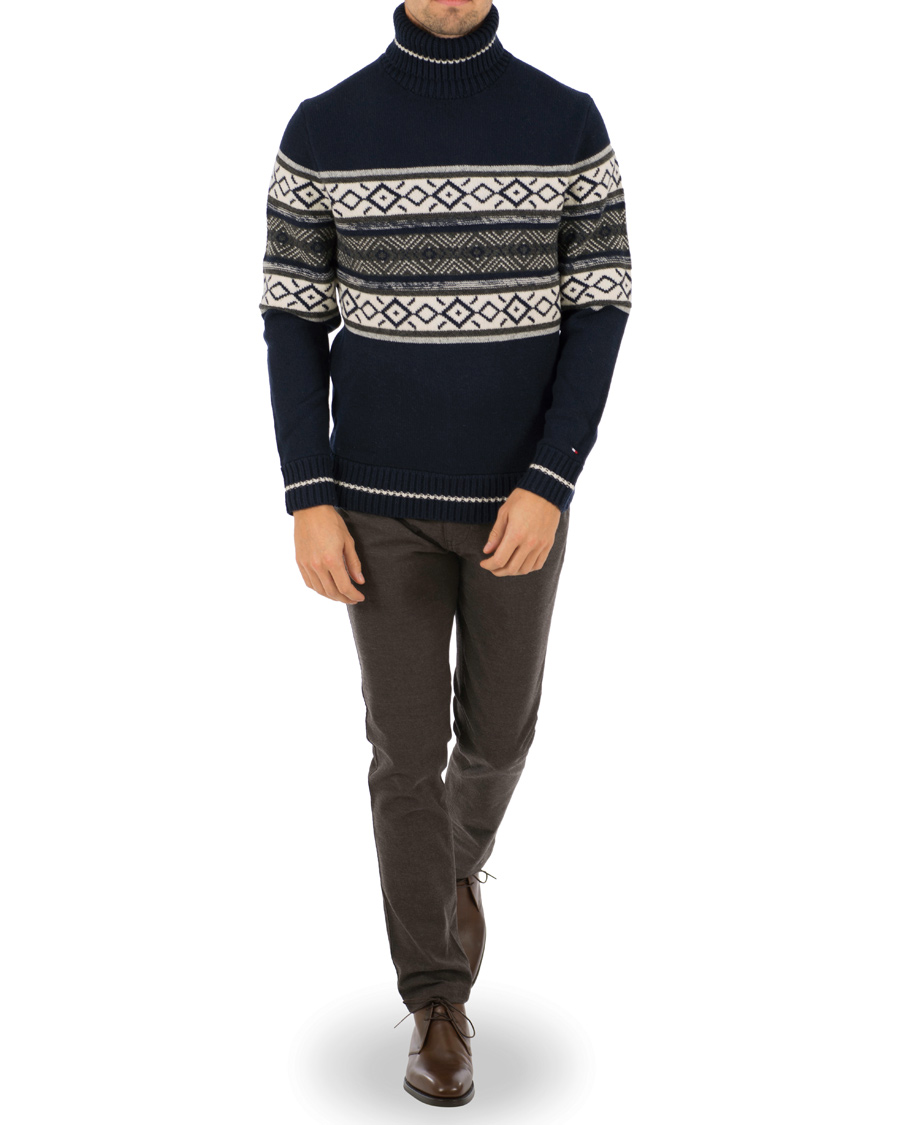 Hombres | Jerséis y prendas de punto | Tommy Hilfiger | Stewart Fairisle Rollneck Sky Captain