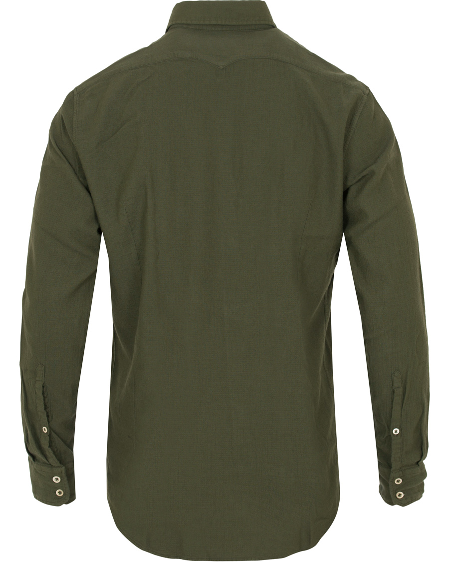 Hombres | Camisas | Massimo Alba | Canary Regular Fit Shirt Bosco