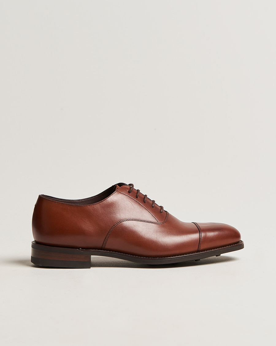 Hombres | Loake 1880 Aldwych Single Dainite Oxford Brown Calf | Loake 1880 | Aldwych Single Dainite Oxford Brown Calf
