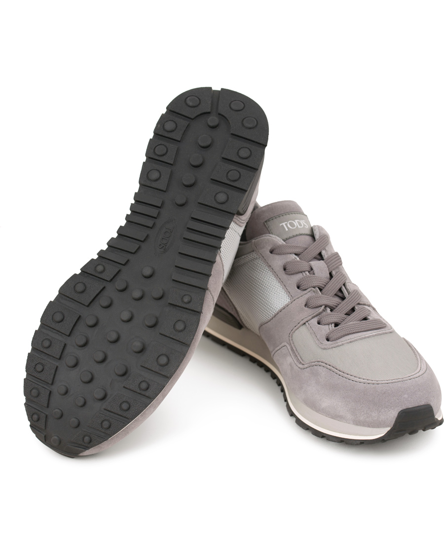 Hombres | Tod's Active Spoiler Running Sneaker Grey Suede | Tod's | Active Spoiler Running Sneaker Grey Suede