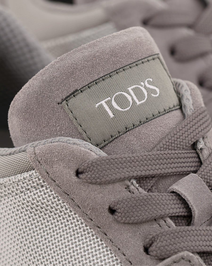 Hombres | Tod's Active Spoiler Running Sneaker Grey Suede | Tod's | Active Spoiler Running Sneaker Grey Suede