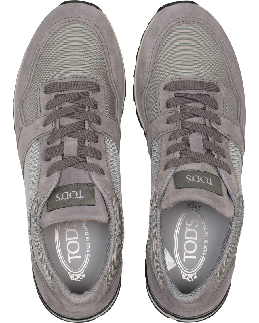Hombres | Tod's Active Spoiler Running Sneaker Grey Suede | Tod's | Active Spoiler Running Sneaker Grey Suede