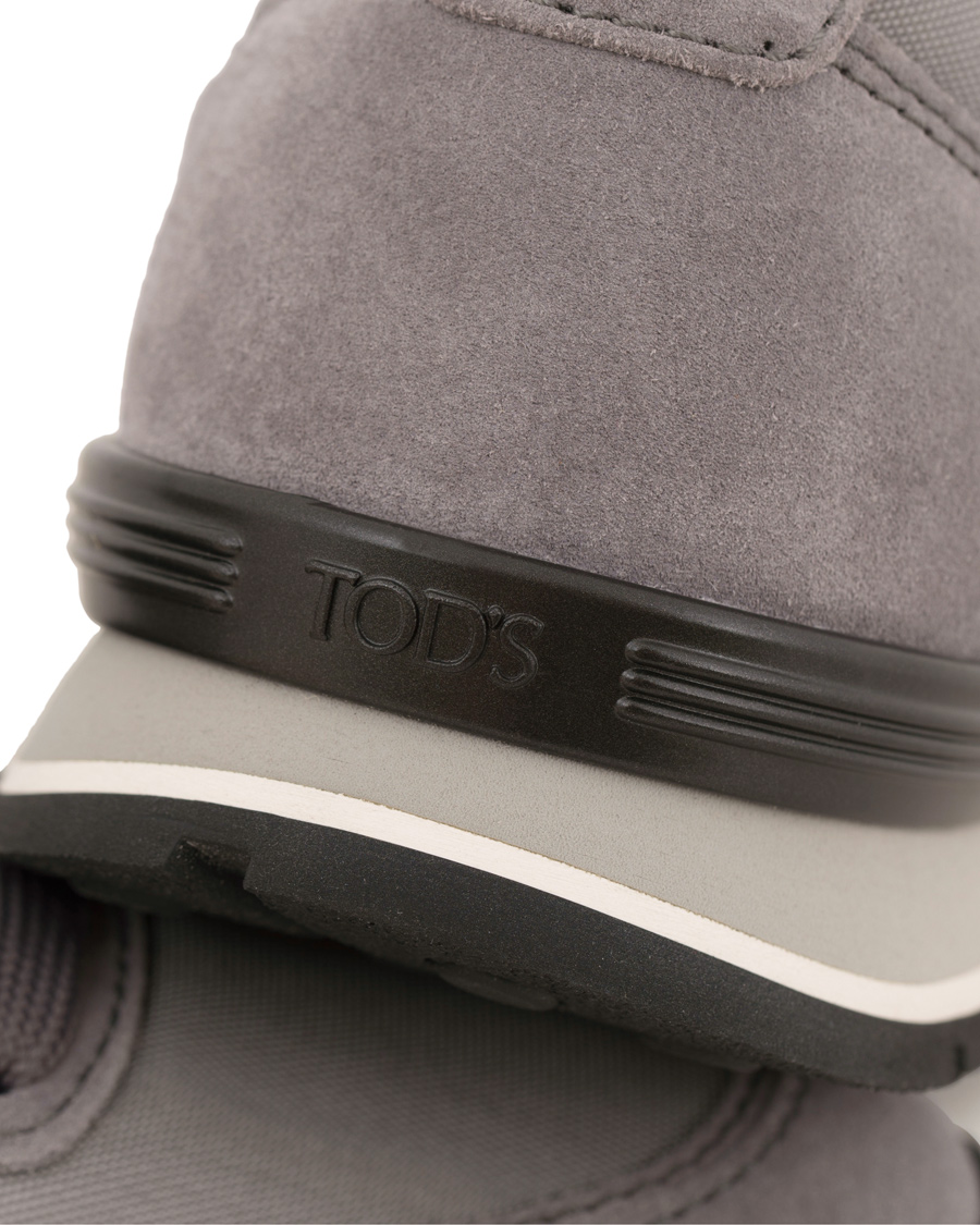 Hombres | Tod's Active Spoiler Running Sneaker Grey Suede | Tod's | Active Spoiler Running Sneaker Grey Suede