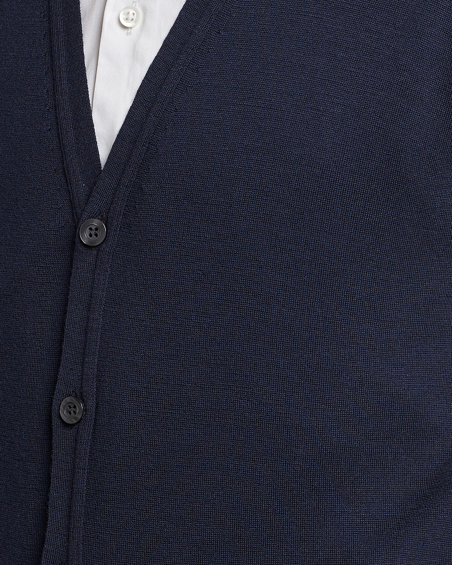 Hombres | Jerséis y prendas de punto | John Smedley | Huntswood Slim Fit Waistcoat Midnight