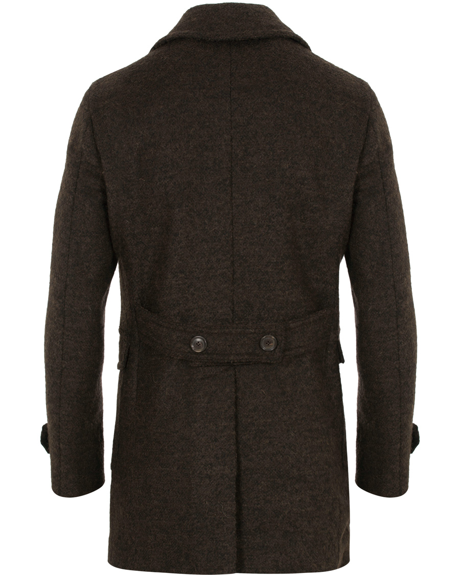 Hombres | Abrigos y chaquetas | L.B.M. 1911 | Wool Double Breasted Coat Brown