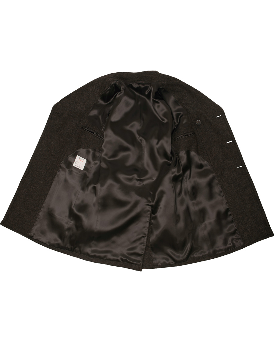 Hombres | Abrigos y chaquetas | L.B.M. 1911 | Wool Double Breasted Coat Brown