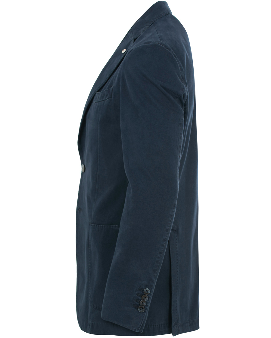 Hombres | Blazers | L.B.M. 1911 | Jack Regular Fit Cotton Blazer Long Blue