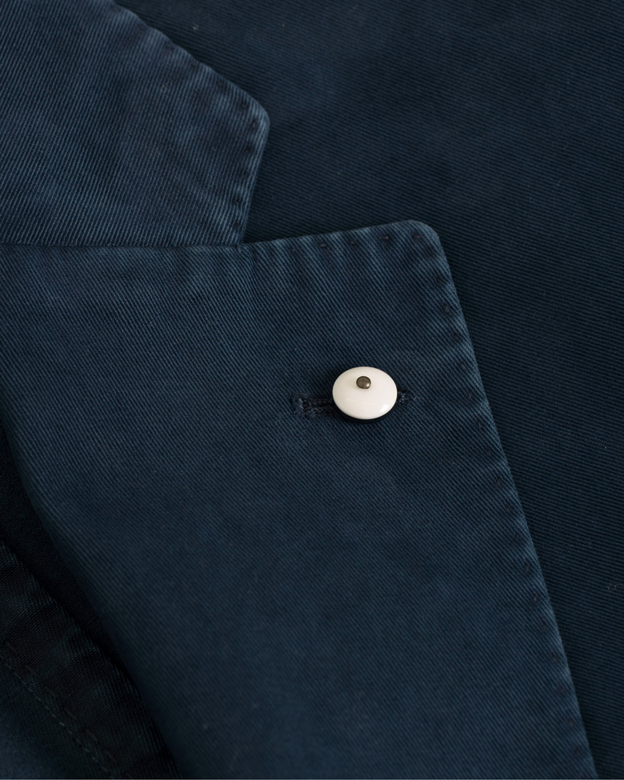 Hombres | Blazers | L.B.M. 1911 | Jack Regular Fit Cotton Blazer Long Blue