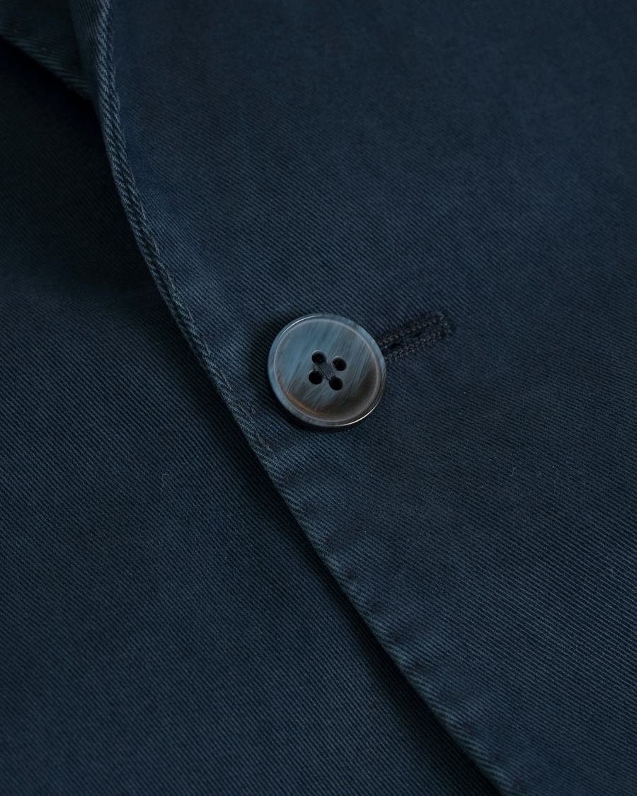 Hombres | Blazers | L.B.M. 1911 | Jack Regular Fit Cotton Blazer Long Blue