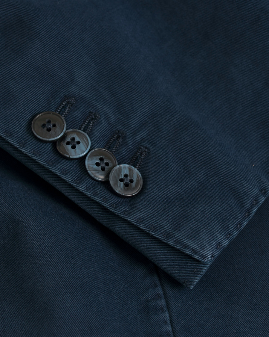 Hombres | Blazers | L.B.M. 1911 | Jack Regular Fit Cotton Blazer Long Blue