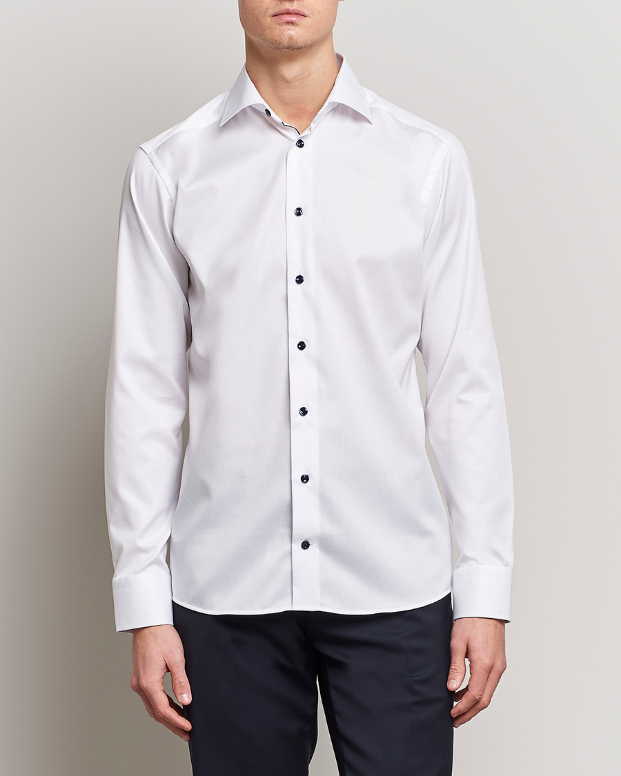 Hombres | Camisas | Eton | Slim Fit Signature Twill Shirt White