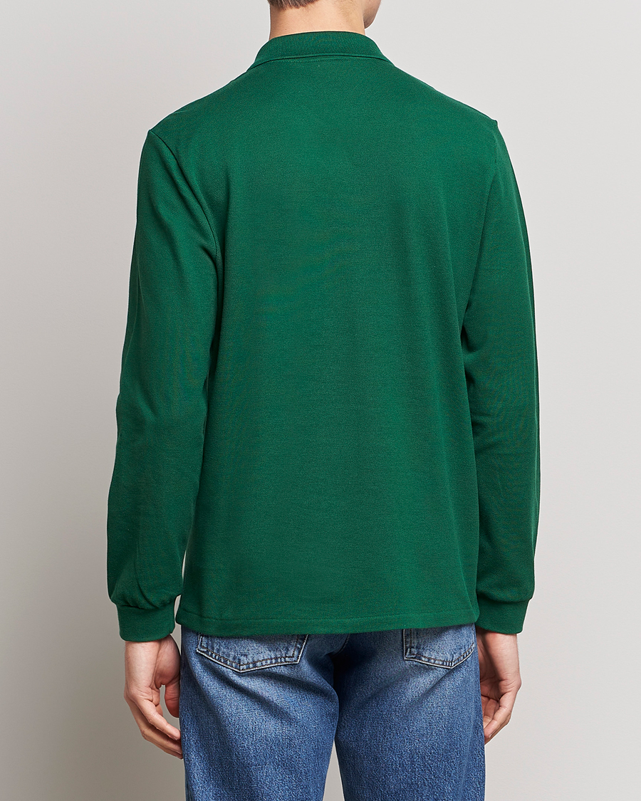 Hombres | Polos | Lacoste | Original Long Sleeve Polo Piké Green