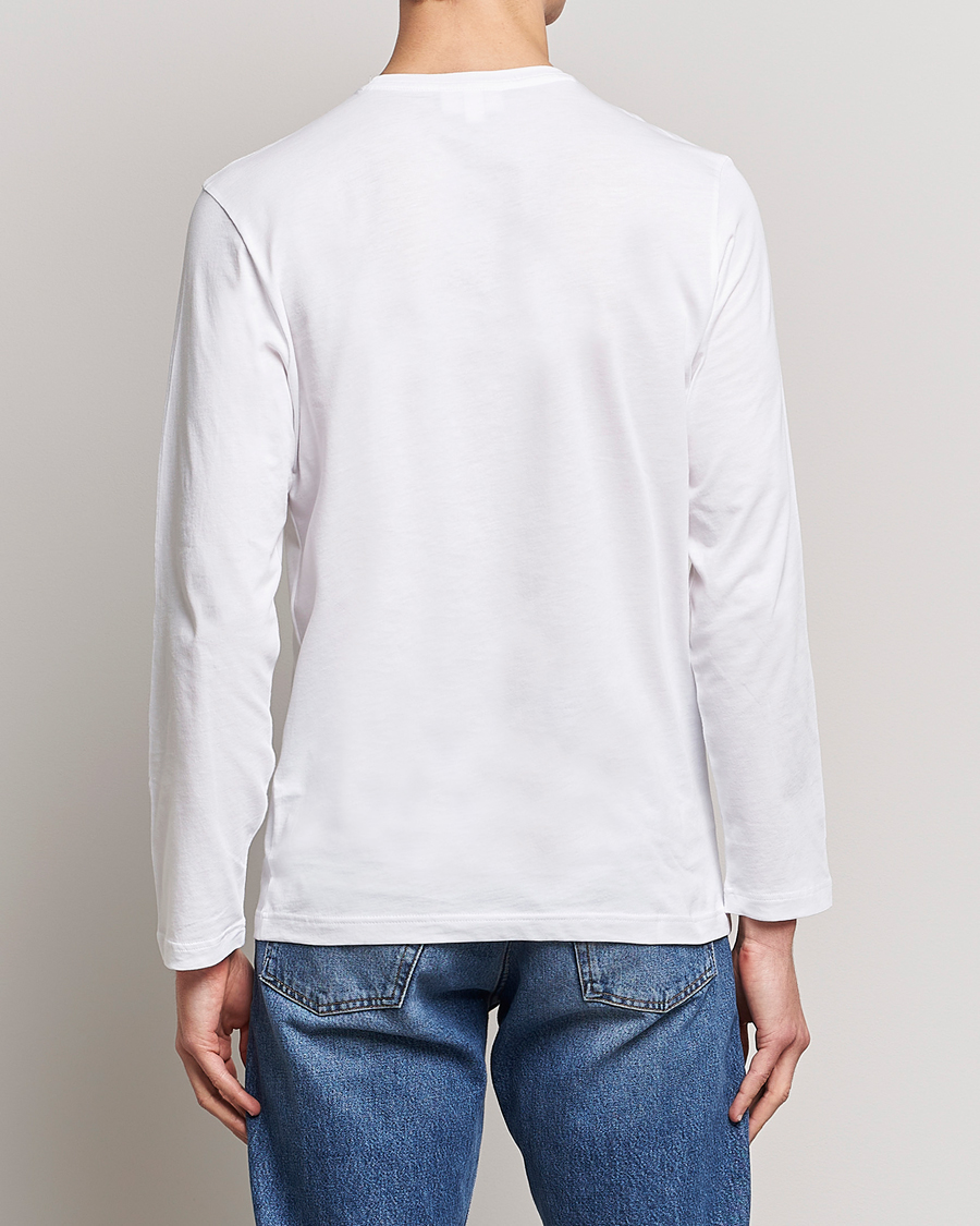 Hombres | Camisetas | Lacoste | Long Sleeve Crew Neck T-Shirt White