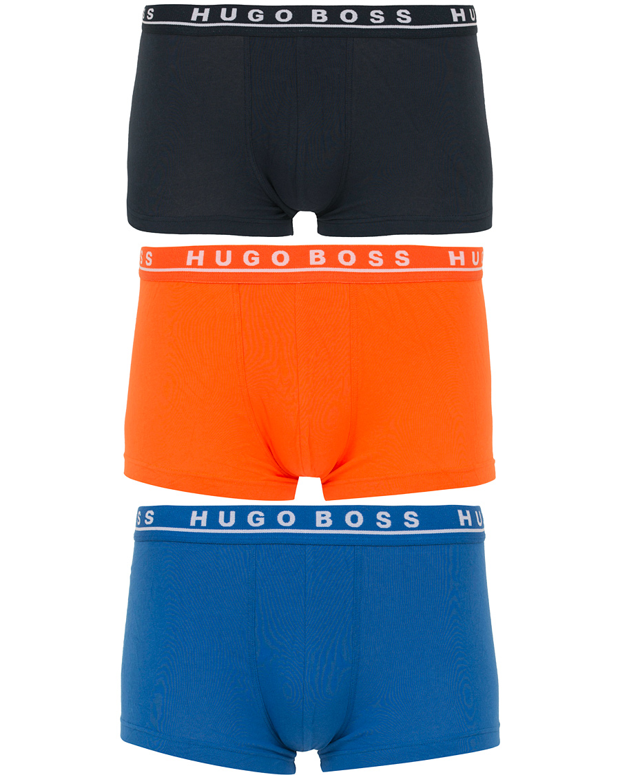 Hombres | Ropa interior y calcetines | BOSS BLACK | BOSS 3-Pack Trunk Orange/Blue/Black