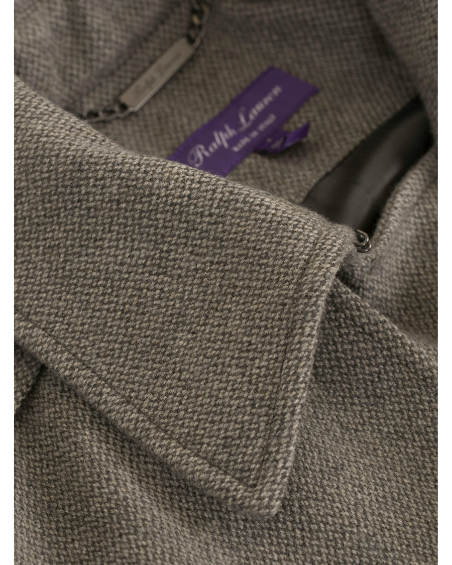 Hombres | Abrigos y chaquetas | Ralph Lauren Purple Label | Ingleton Trenchcoat Light Grey Melange