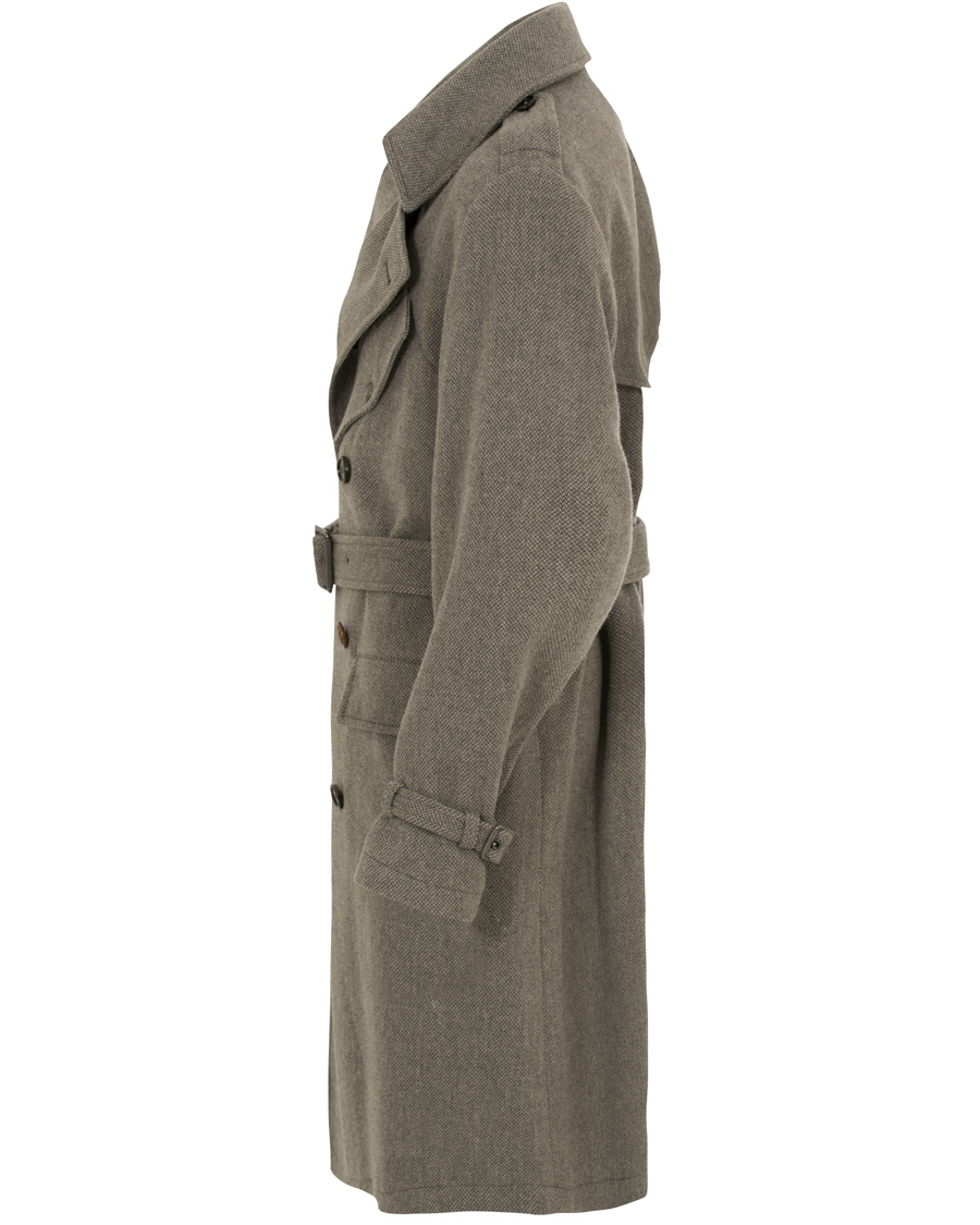 Hombres | Abrigos y chaquetas | Ralph Lauren Purple Label | Ingleton Trenchcoat Light Grey Melange