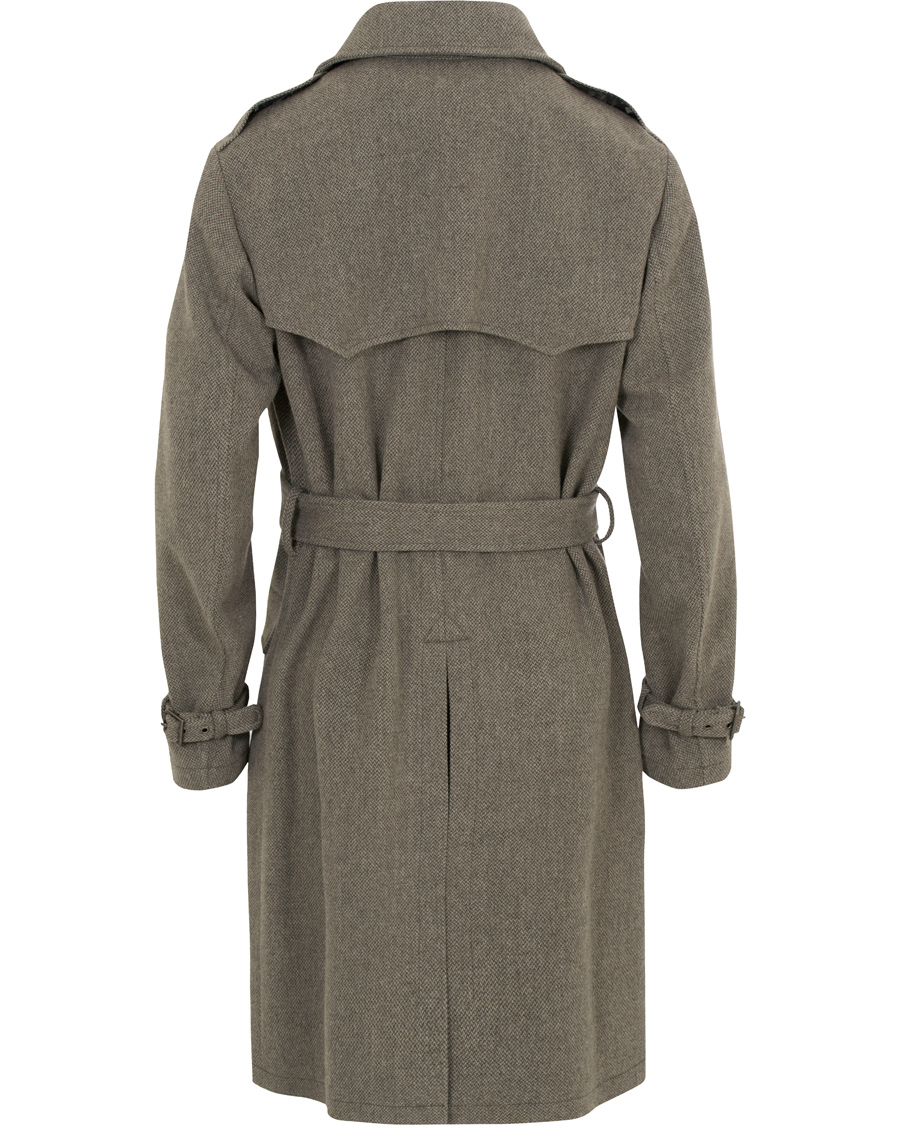 Hombres | Abrigos y chaquetas | Ralph Lauren Purple Label | Ingleton Trenchcoat Light Grey Melange
