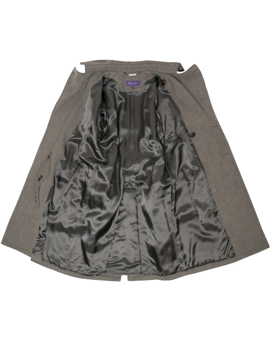 Hombres | Abrigos y chaquetas | Ralph Lauren Purple Label | Ingleton Trenchcoat Light Grey Melange