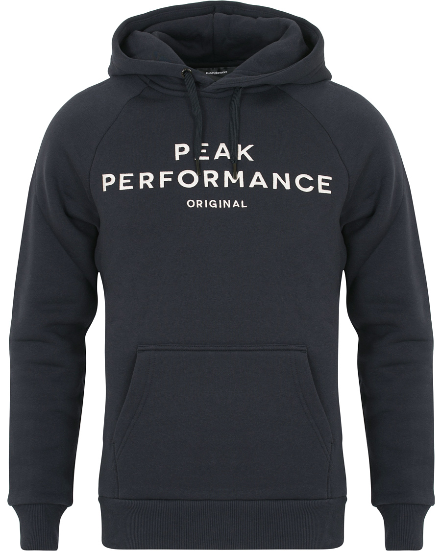 Hombres | Jerséis y prendas de punto | Peak Performance | M Logo Hoodie Navy