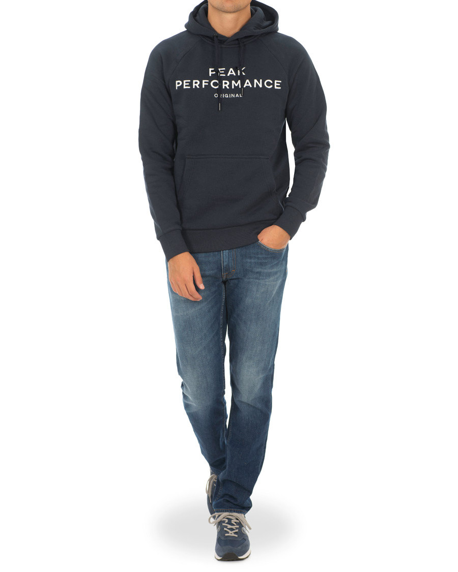 Hombres | Jerséis y prendas de punto | Peak Performance | M Logo Hoodie Navy