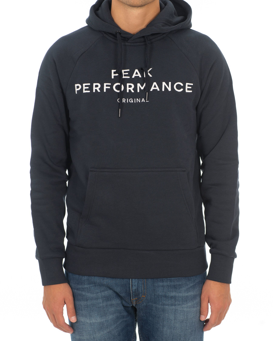 Hombres | Jerséis y prendas de punto | Peak Performance | M Logo Hoodie Navy