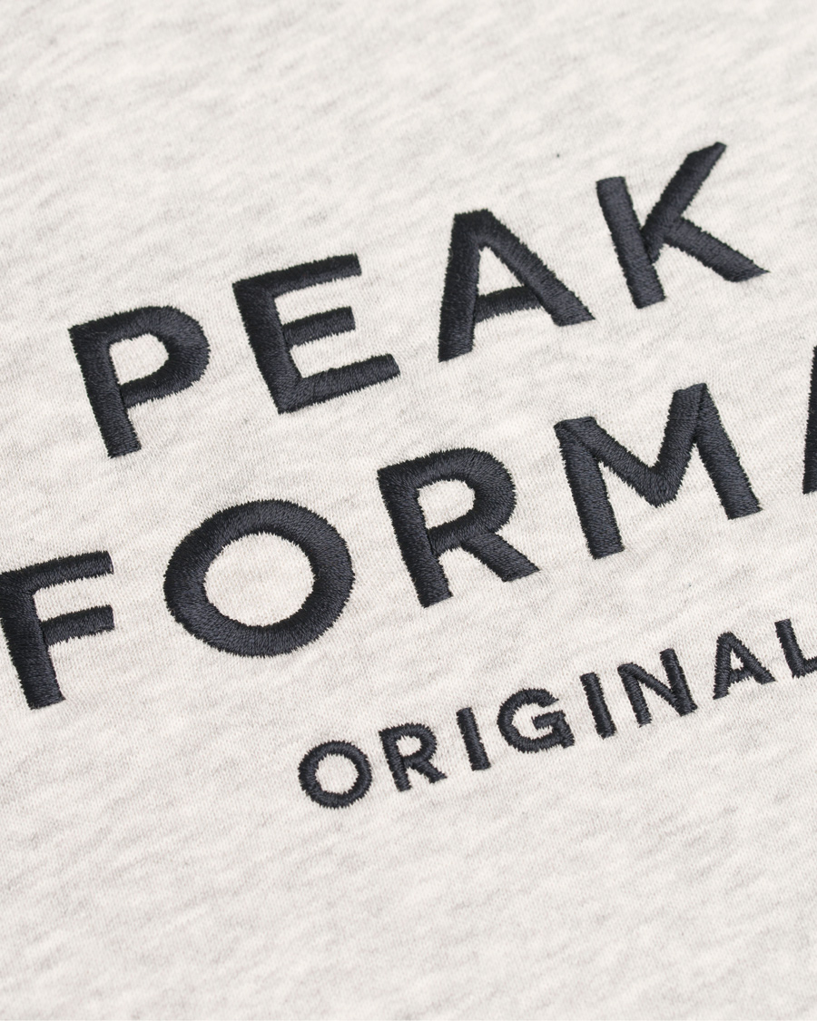 Hombres | Jerséis y prendas de punto | Peak Performance | Logo Crew Neck Sweatshirt Grey