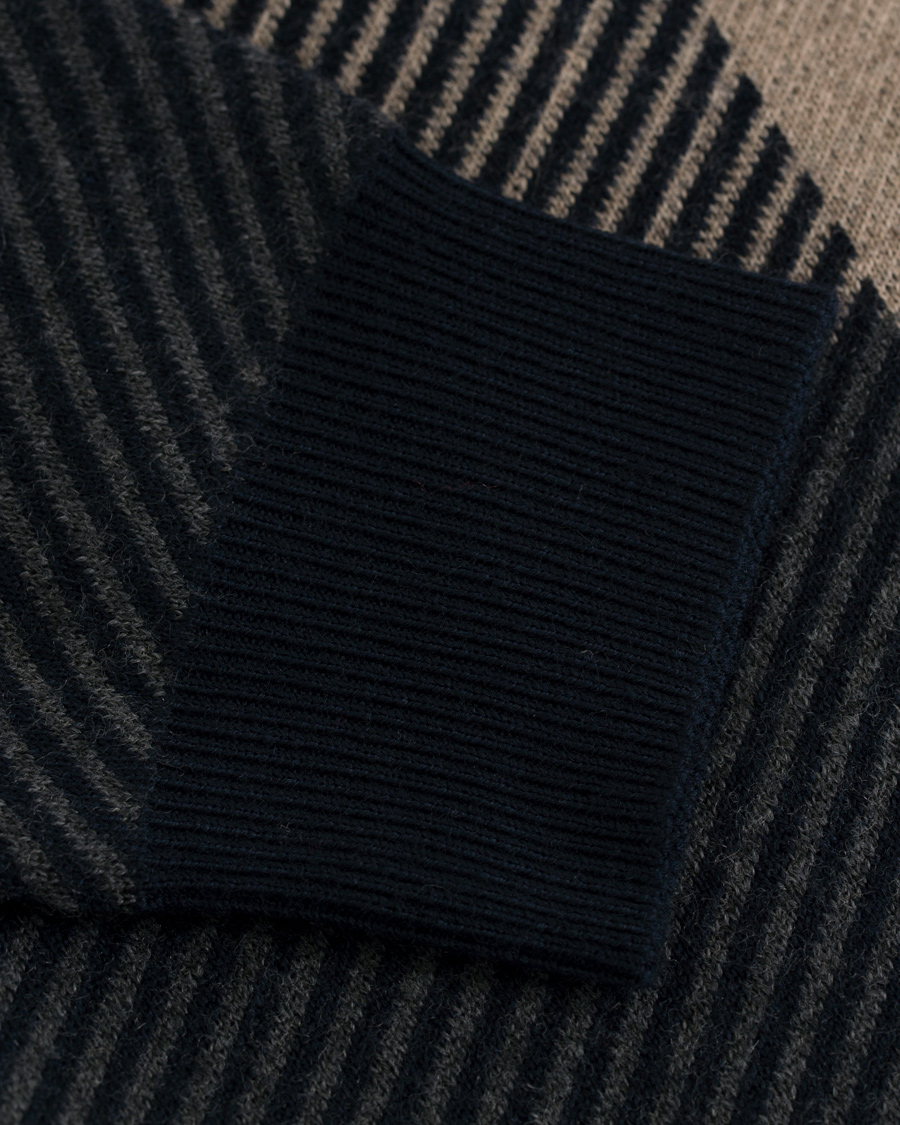 Hombres | Jerséis y prendas de punto | Aquascutum | Clapton Large Check Knit Navy