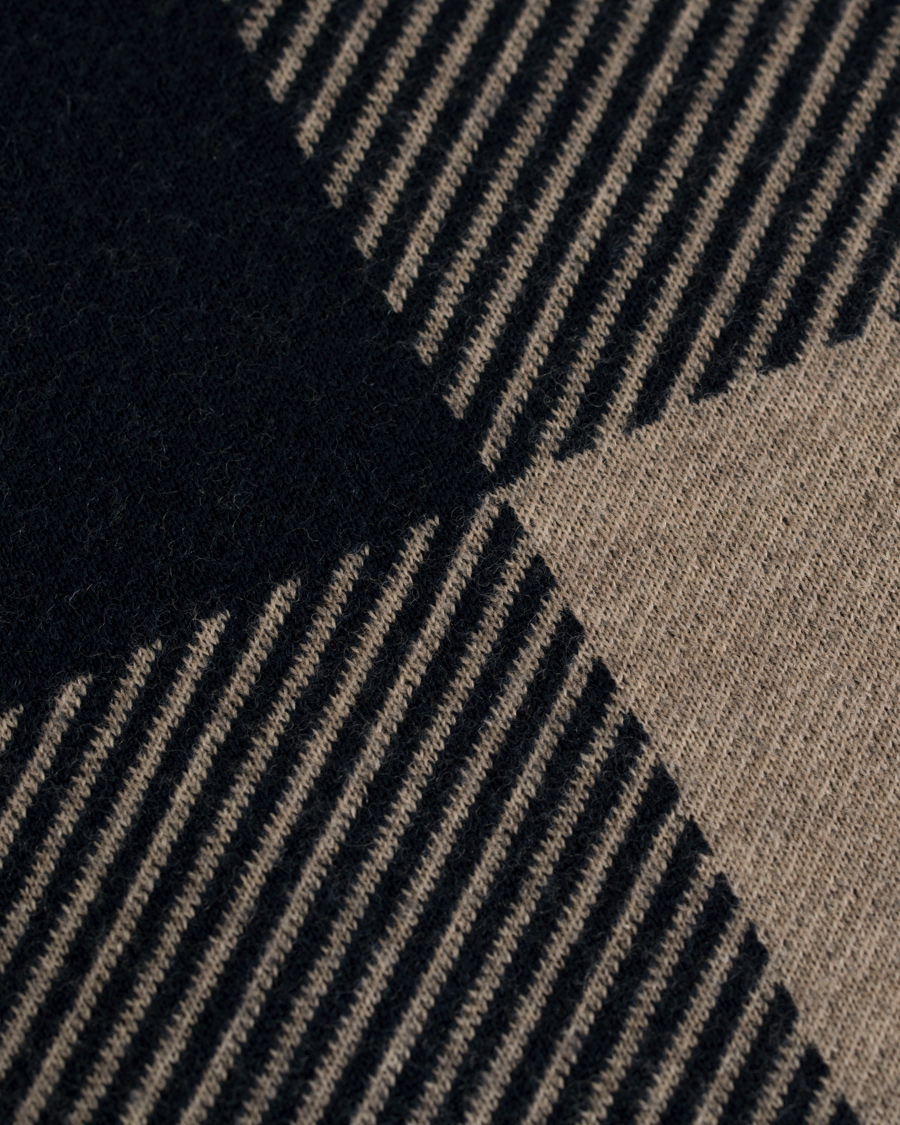 Hombres | Jerséis y prendas de punto | Aquascutum | Clapton Large Check Knit Navy