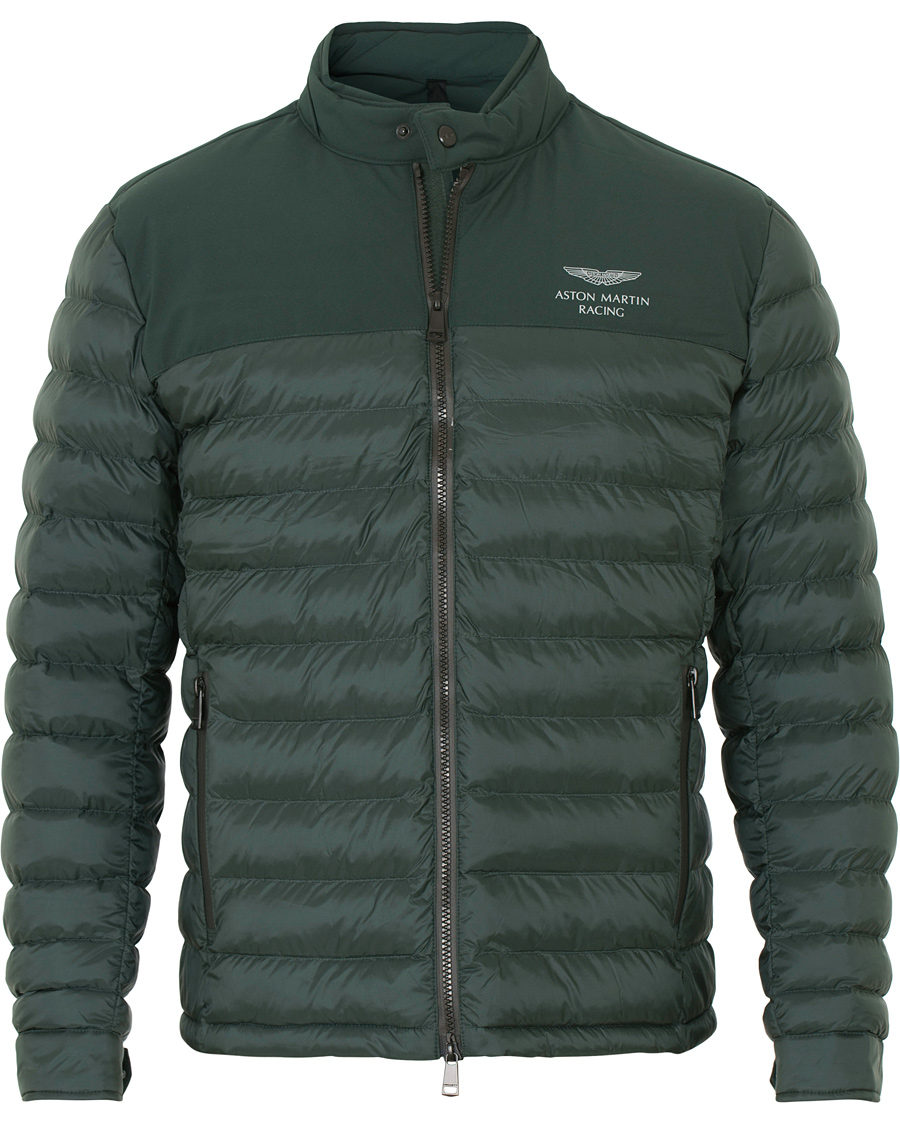 Hombres | Abrigos y chaquetas | Hackett | Aston Martin Tech Moto Down Jacket Racing Green