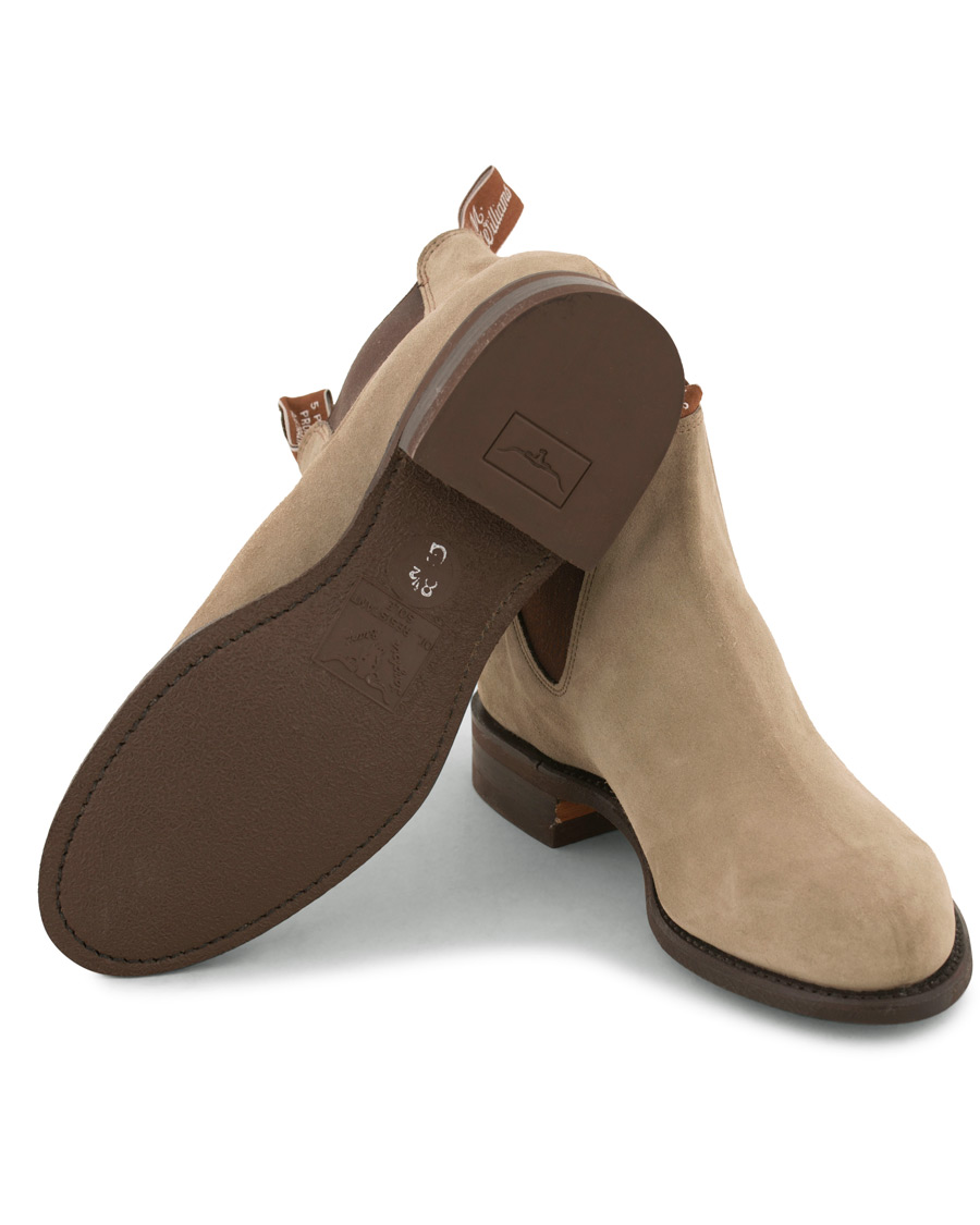 Hombres | R.M.Williams Wentworth G Boot Oatmeal Suede | R.M.Williams | Wentworth G Boot Oatmeal Suede