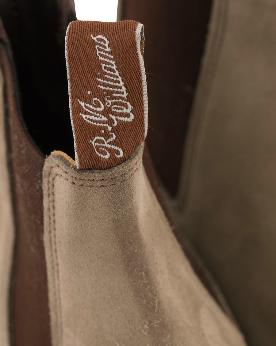 Hombres | R.M.Williams Wentworth G Boot Oatmeal Suede | R.M.Williams | Wentworth G Boot Oatmeal Suede