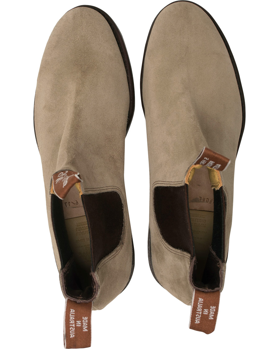 Hombres | R.M.Williams Wentworth G Boot Oatmeal Suede | R.M.Williams | Wentworth G Boot Oatmeal Suede