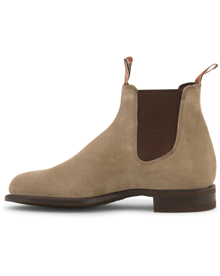 Hombres | R.M.Williams Wentworth G Boot Oatmeal Suede | R.M.Williams | Wentworth G Boot Oatmeal Suede