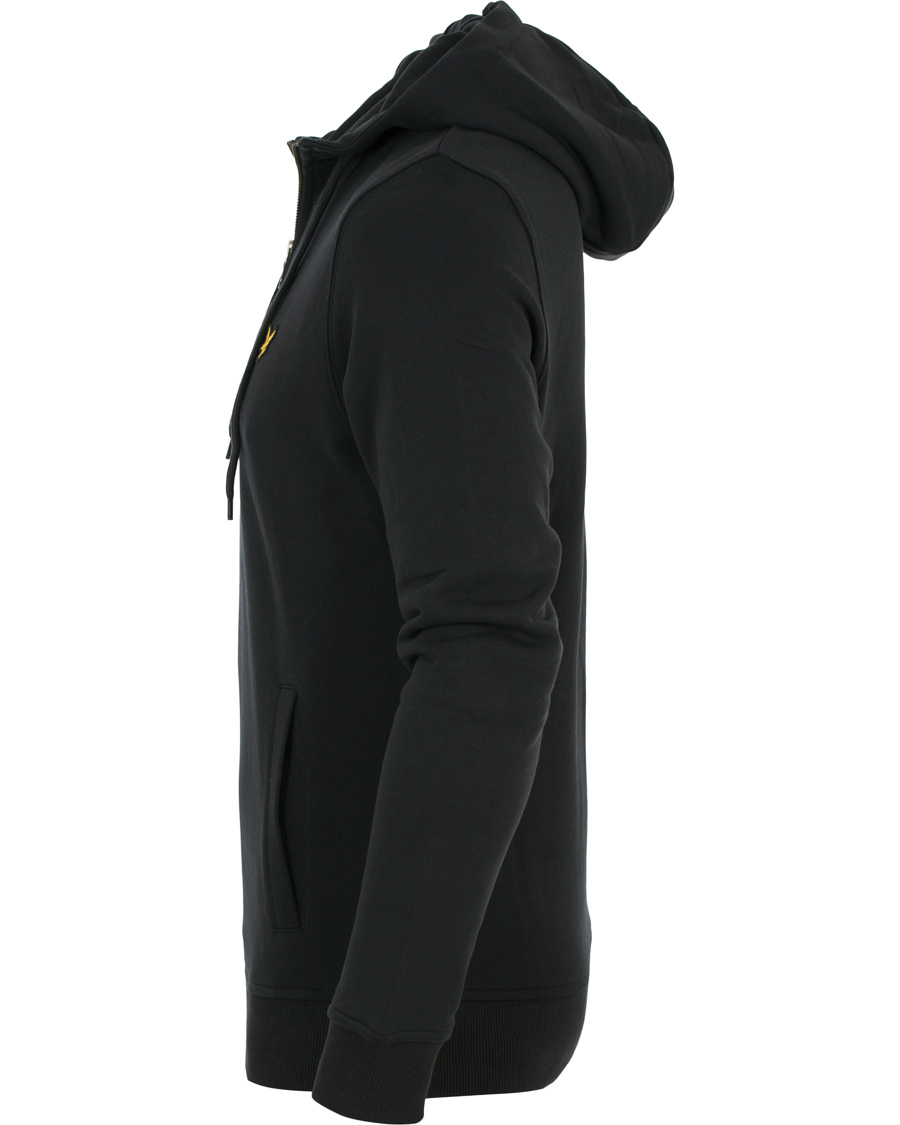 Hombres | Jerséis y prendas de punto | Lyle & Scott | Half Zip Hoodie True Black