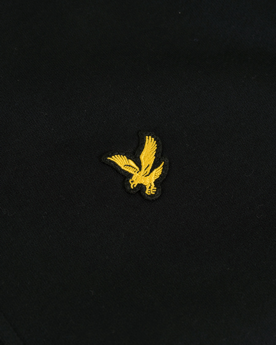 Hombres | Jerséis y prendas de punto | Lyle & Scott | Half Zip Hoodie True Black