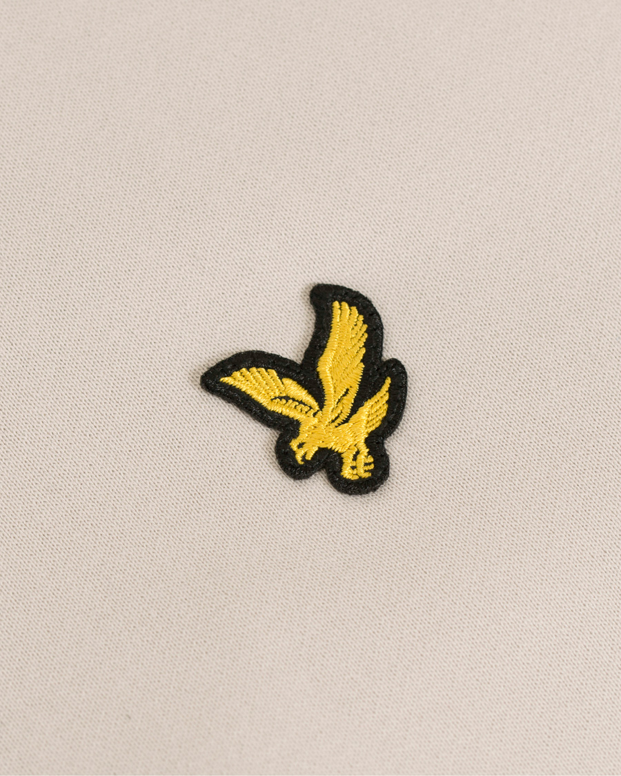 Hombres | Jerséis y prendas de punto | Lyle & Scott | Half Zip Hoodie Light Grey