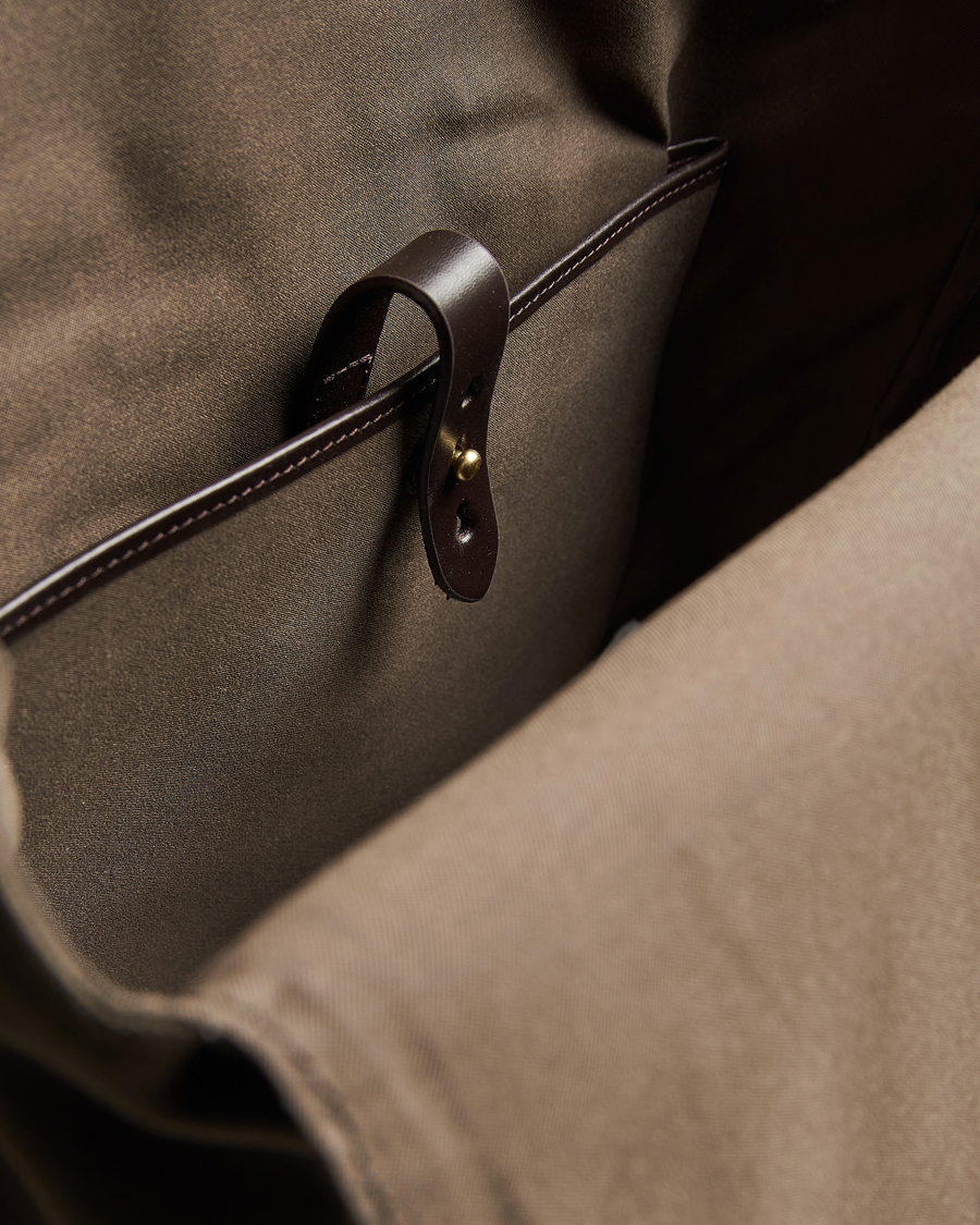 Hombres | Mismo M/S Nylon Backpack Army/Dark Brown | Mismo | M/S Nylon Backpack Army/Dark Brown