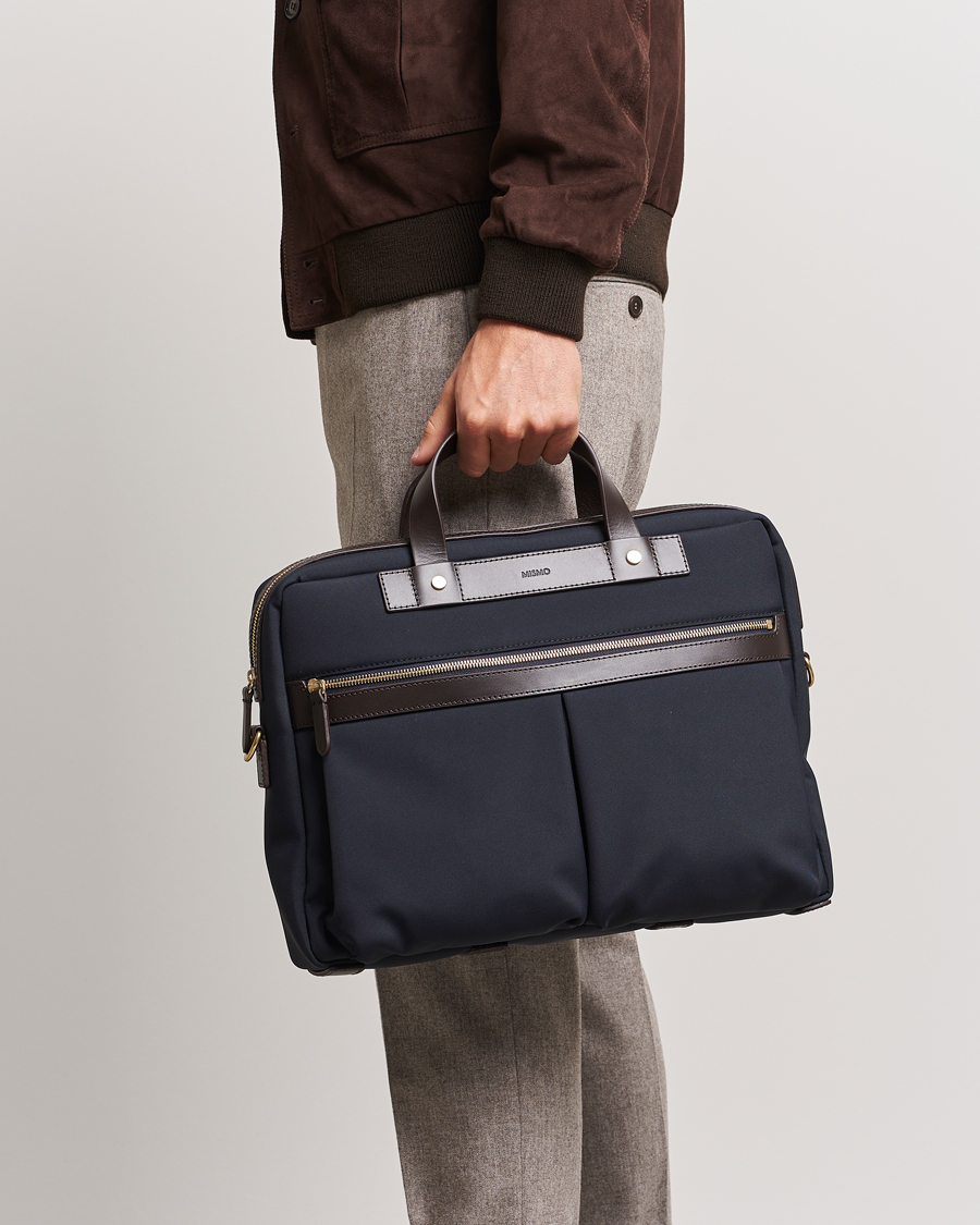 Hombres | Bolsos | Mismo | MismoM/S Nylon OfficeNavy/Dark Brown