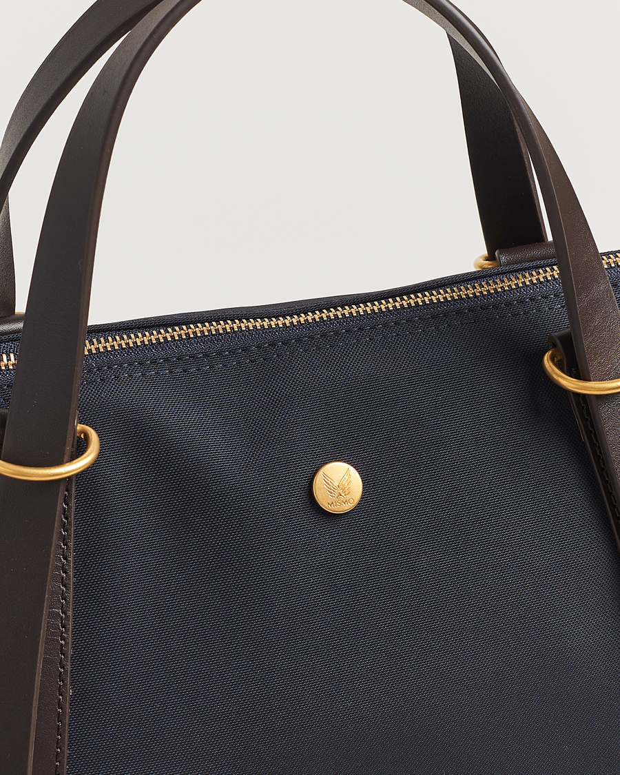 Hombres | Mismo M/S Nylon Day Pack Navy/Dark Brown | Mismo | M/S Nylon Day Pack Navy/Dark Brown