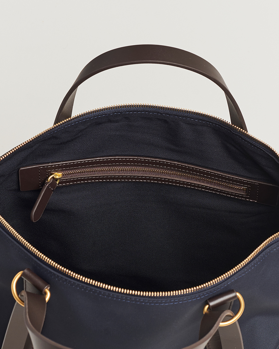 Hombres | Mismo M/S Nylon Day Pack Navy/Dark Brown | Mismo | M/S Nylon Day Pack Navy/Dark Brown