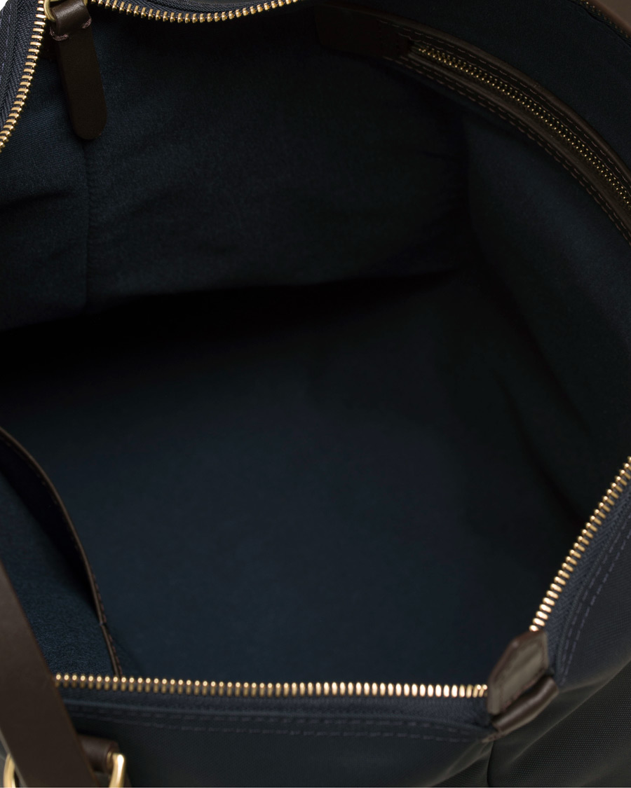 Hombres | Mismo M/S Nylon Day Pack Navy/Dark Brown | Mismo | M/S Nylon Day Pack Navy/Dark Brown