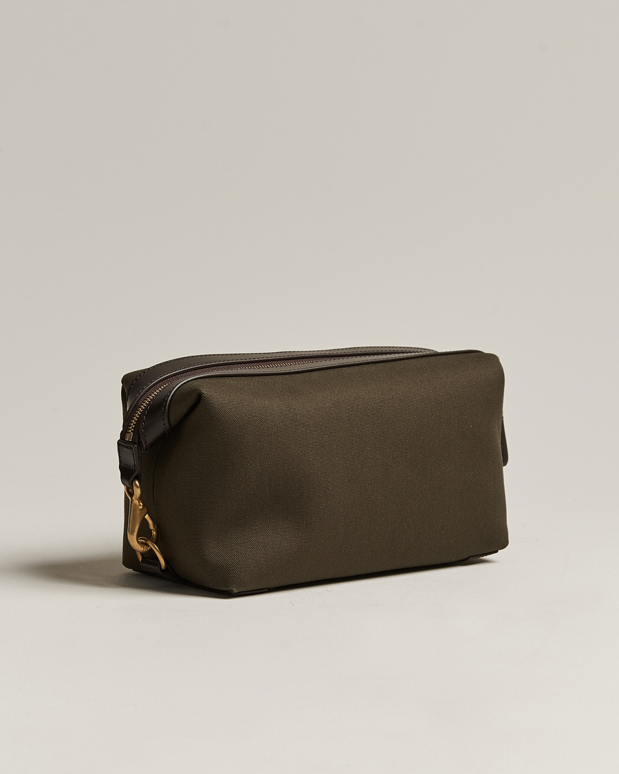 Hombres | Bolsos | Mismo | M/S Nylon Washbag Army/Dark Brown